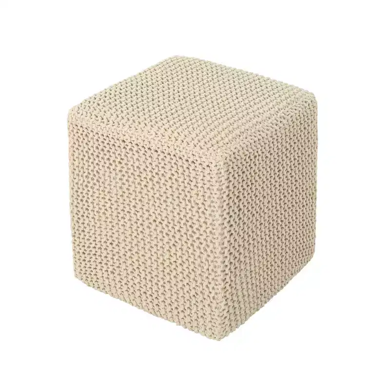 Tessie Knitted Foot Stool - Christopher Knight Home