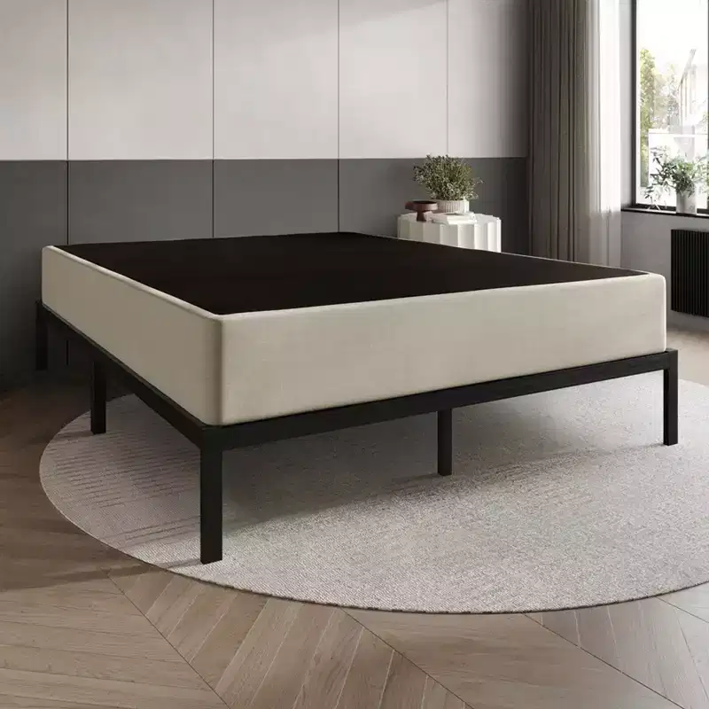 Gray & Beige Metal Box Spring – 8