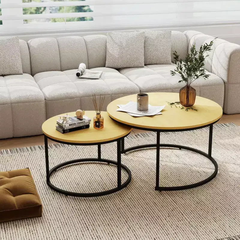 31 Nesting Coffee Tables , Round Coffee Table for Living Room, Bedroom