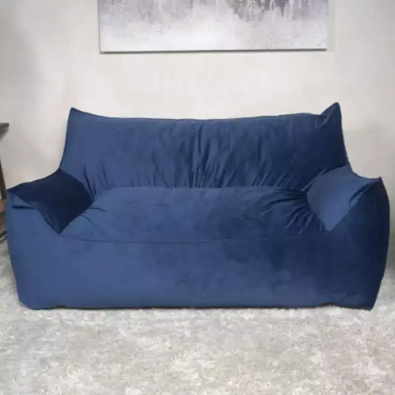 Oversized Chenille Bean Bag Chair, Big Floor Chair Sofa Chair with Armrests for Total Relaxation, Cozy Lounge Chair for Living Room, Bedroom