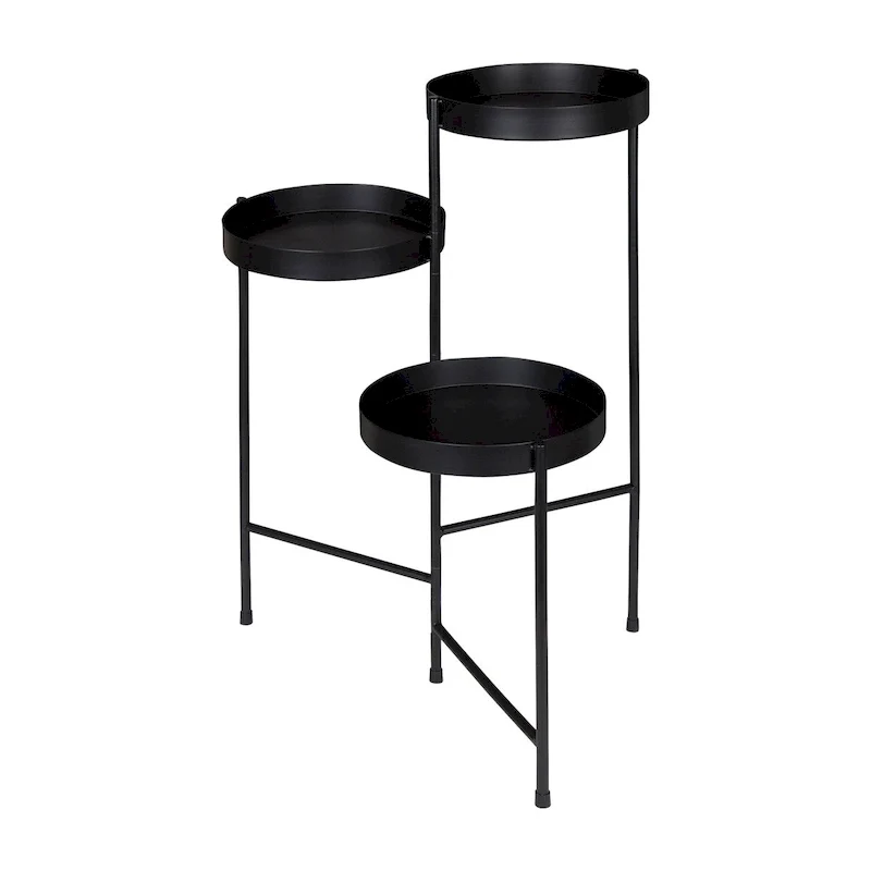 Metal 3-tier Modern Plant Stand - 16x21x30