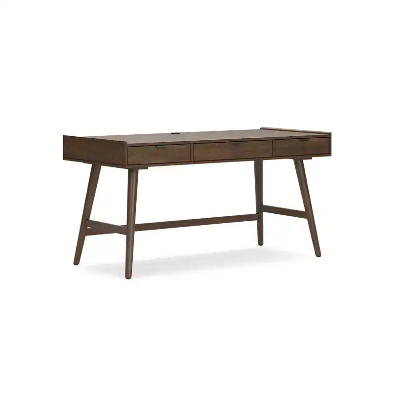 Signature Design by Ashley Lyncott 60 Mid-Century Home Office Desk, Brown