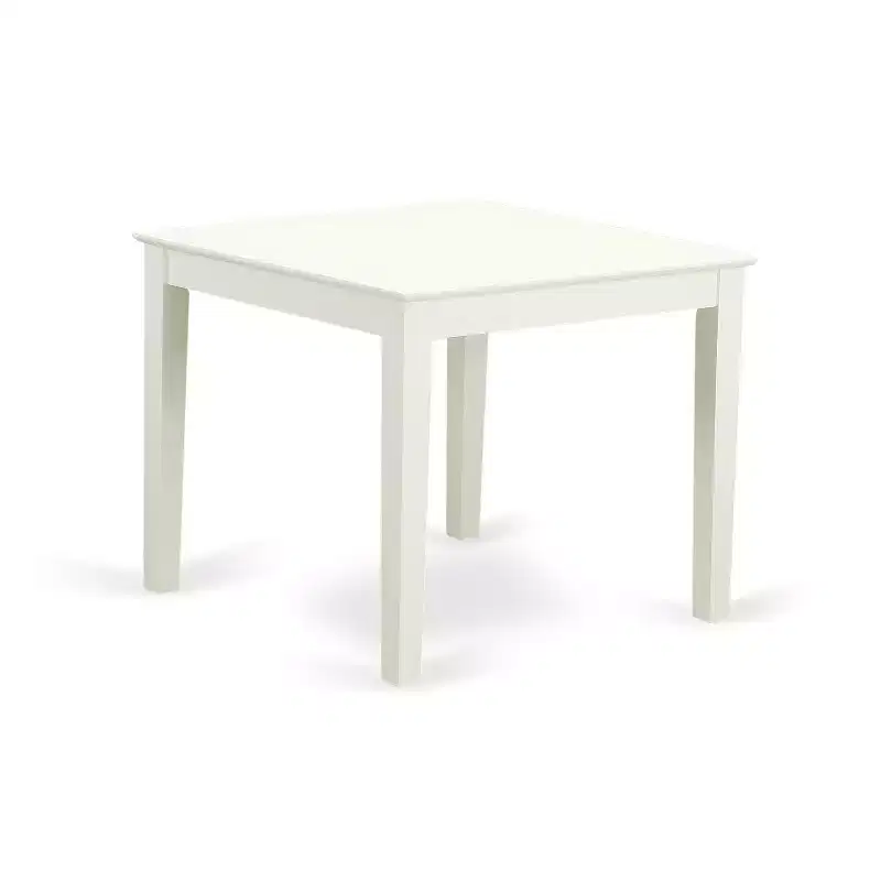 Dinette Set 3 Piece - Table & 2 Dining Chairs - Linen White Finish