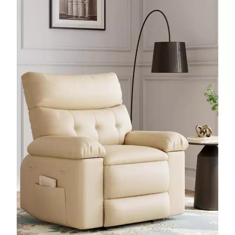 Recliner Chair, Swivel Rocker Recliners, Swivel Reclining Chair with Heat and Massage for Living Room, Bedroom