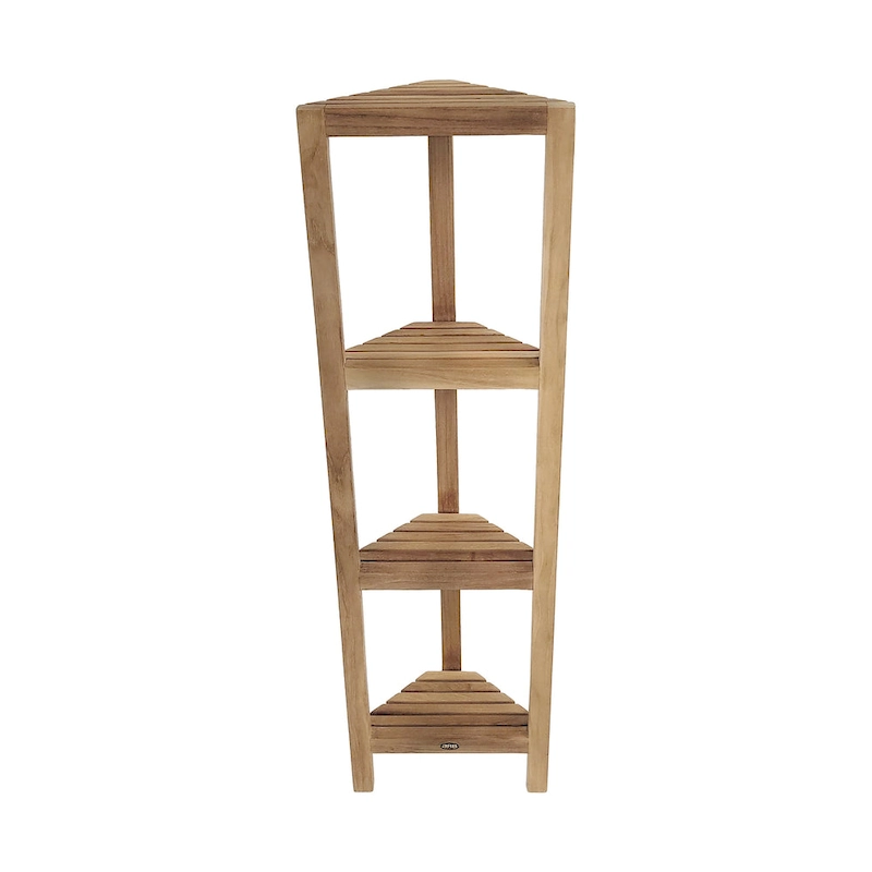Teak Corner Shelf Fiji 50 (128cm) 4 tiers