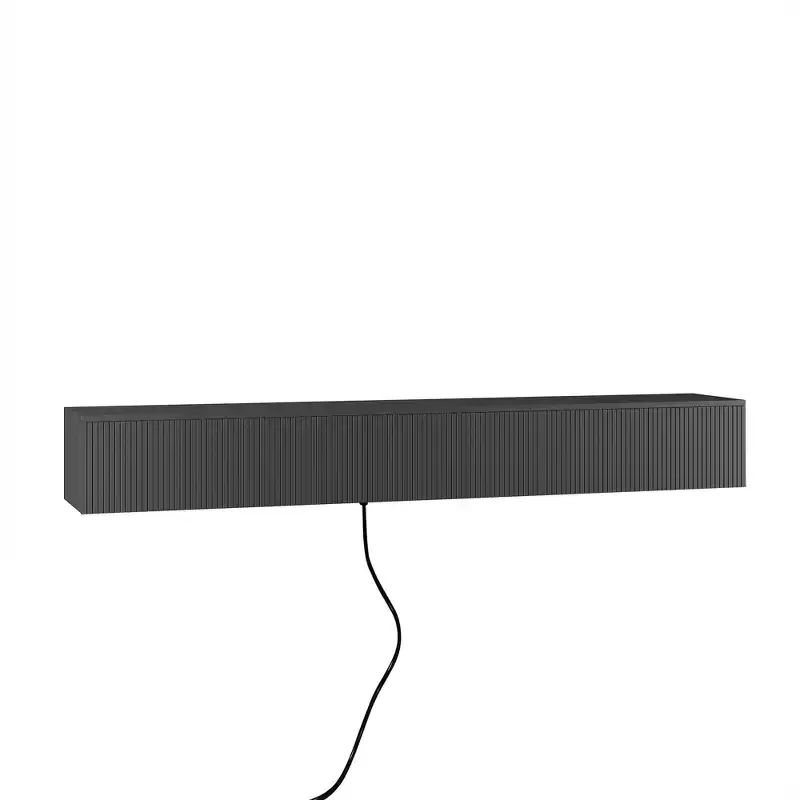 Wall Mounted TV Stand with LED Lights, 71