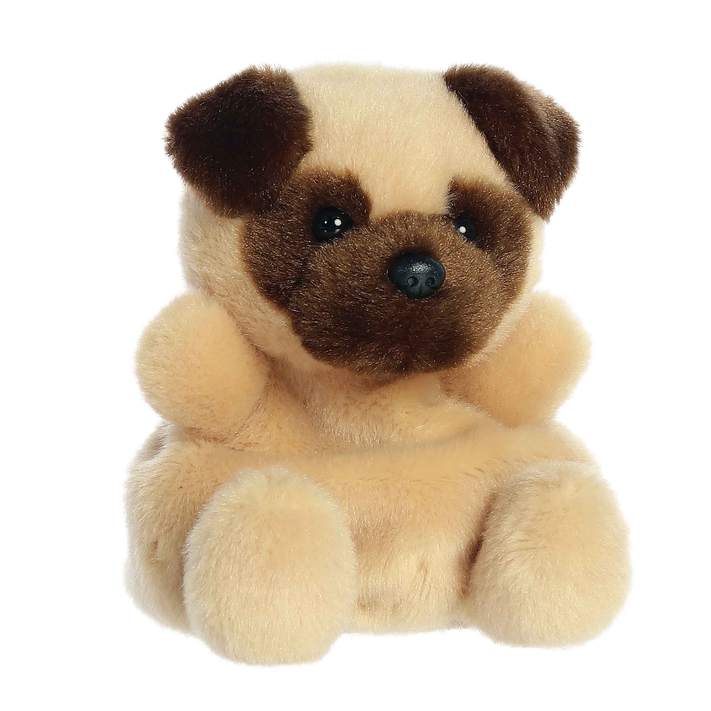 Pug 5-Inch Soft Plush Stuffed Animal Toy Cuddly Puppy Figure