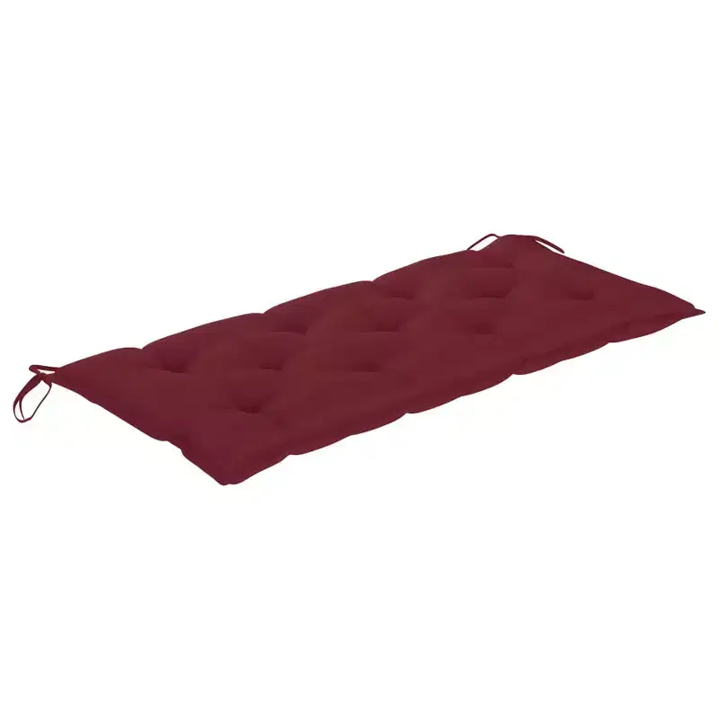 Garden Bench Natural wood Solid acacia wood with a fabric cushion