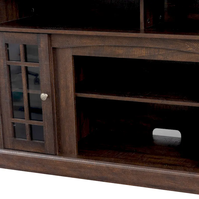 TVstand with electronicfireplace and remote control