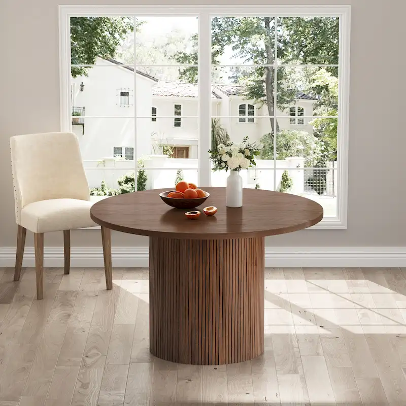 Round Pedestal Dining Table