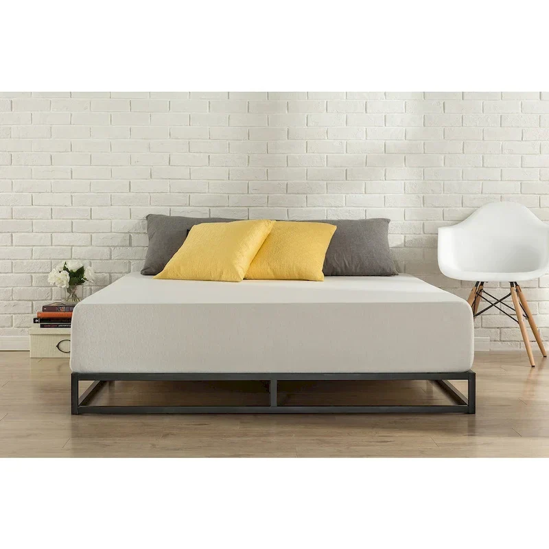 King Size Low Profile Platform Bed Frame, 6 Inch Height