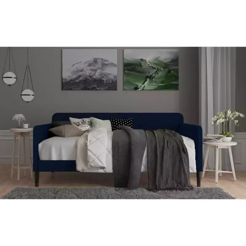 MDF Polyester Velvet Upholstered Twin Daybed 80.9