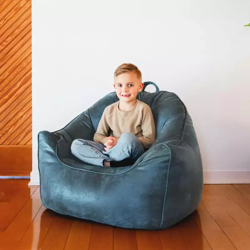 Hug Bean Bag Chair - Vegan Suede, Teens and Adults
