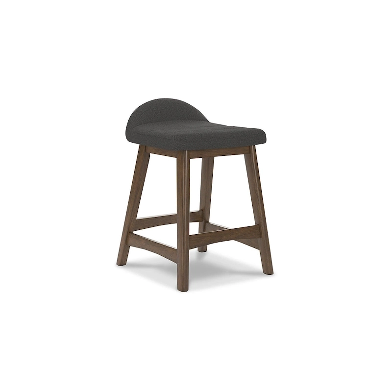 Signature Design by Ashley Lyncott Upholstered Counter Height Bar Stool (Set of 2) - 19W x 20D x 29H