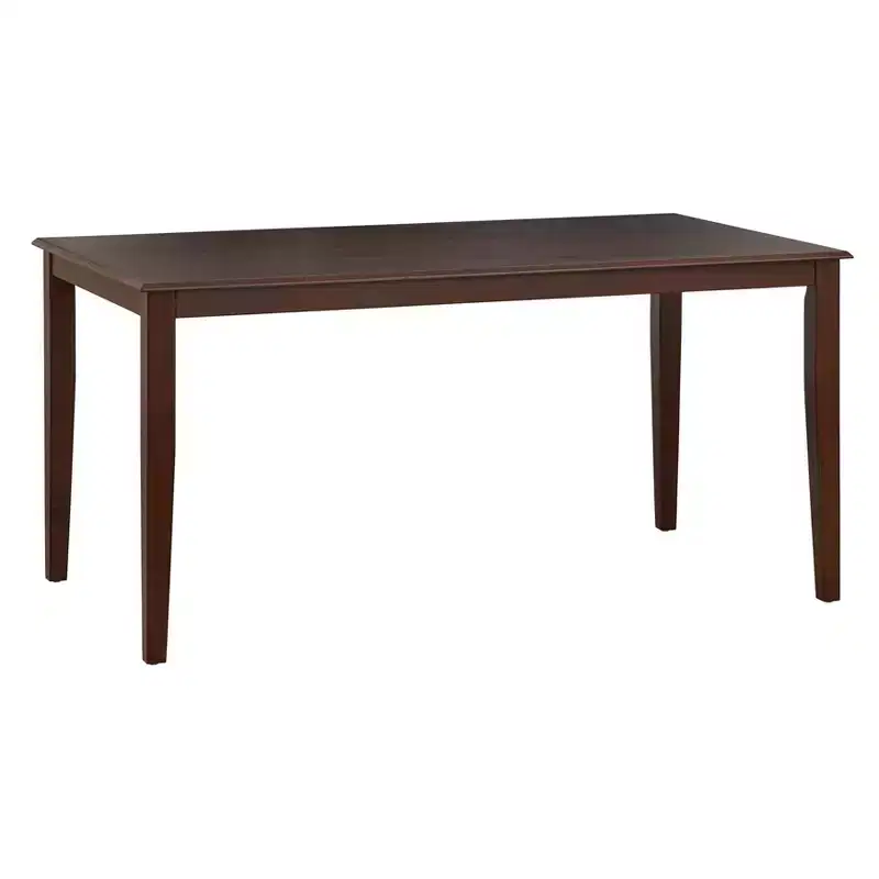 Rectangular Dining Table Rustic Brown