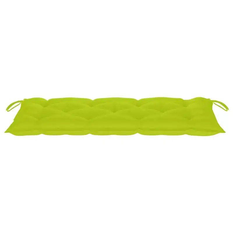 Patio Bench Bright Green Solid Acacia Wood 47.2 inches Durable