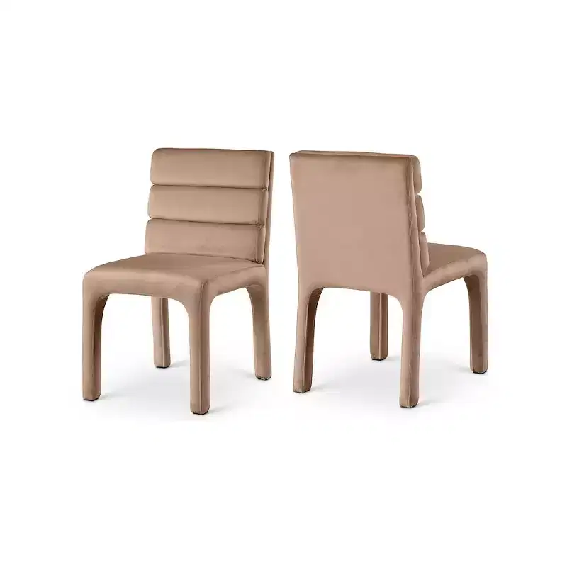 Meridian Furniture,Kai Velvet Dining Chair, Set of 2