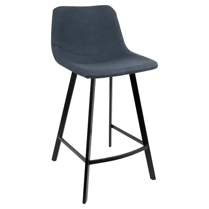 Set of 2 26 Outlaw Industrial Counter Height Barstool - Lumisource