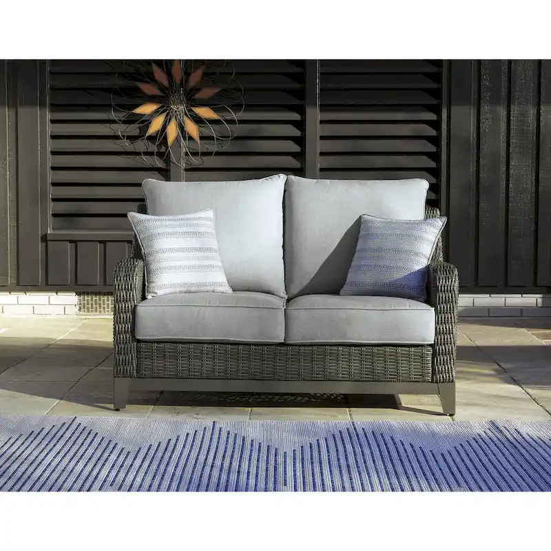 Signature Design by Ashley Elite Park Outdoor Loveseat - 57W x 36D x 33H