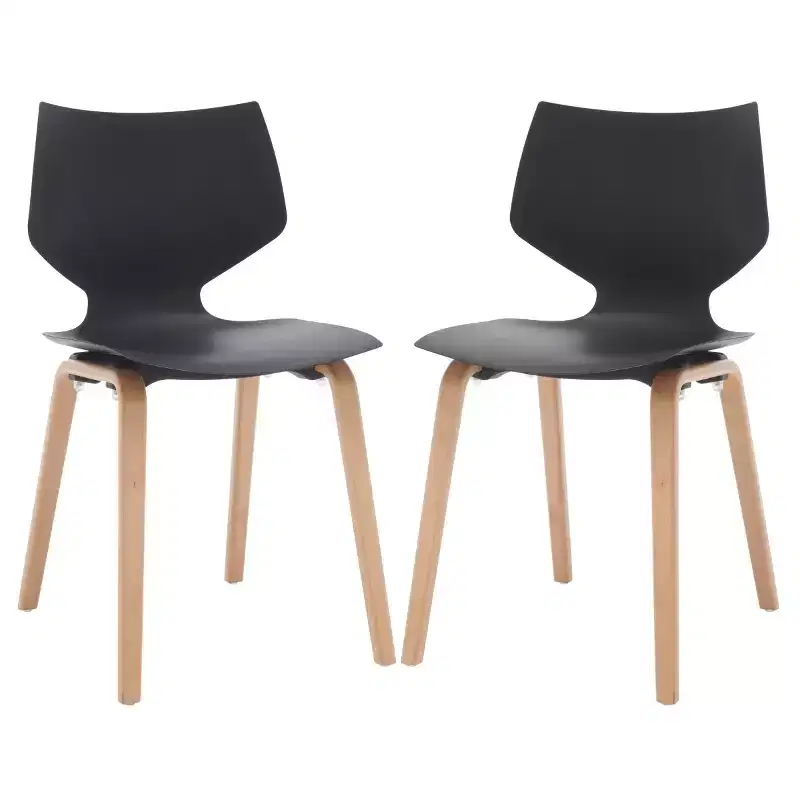 Darnel Molded Plastic Dining Chair (Set of 2) - SFV6903 - Safavieh Couture