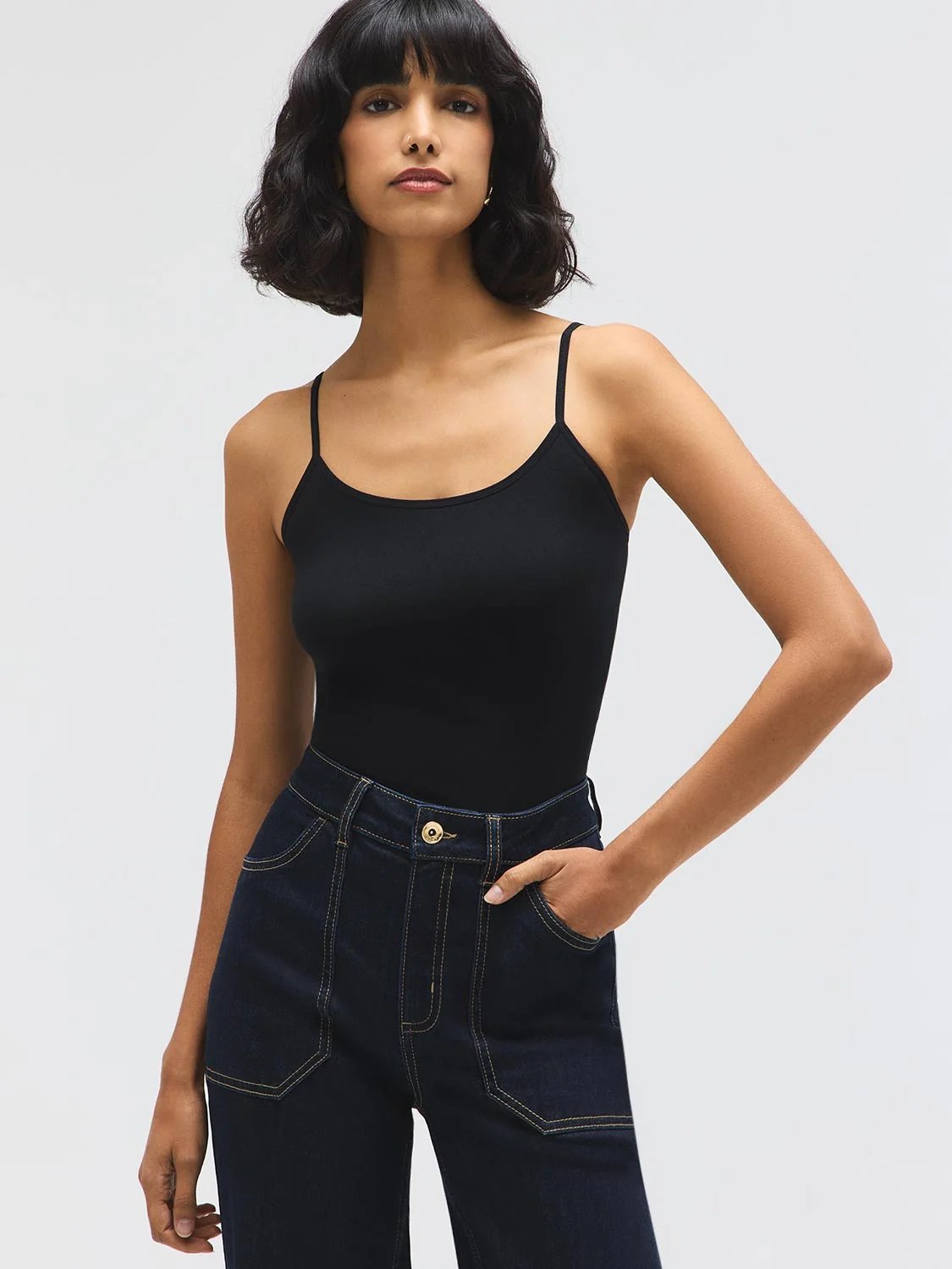 Seamless Spaghetti Strap Tank Top