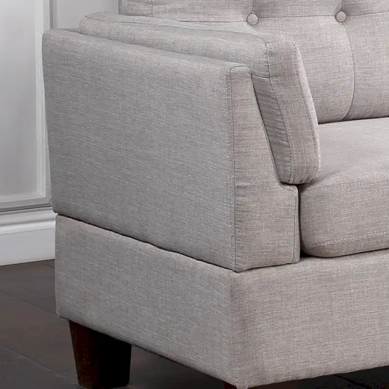 Dalia 97-inch Modern Sectional Sofa with Left Facing Chaise - 97W x 64.5D x 34H
