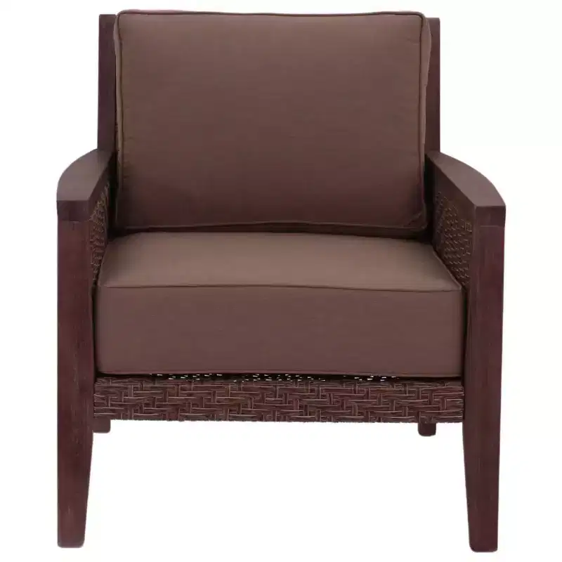 Courtyard Casual Buena Vista II 2 pc Club and Ottoman Includes: One Club Chair and One Ottoman