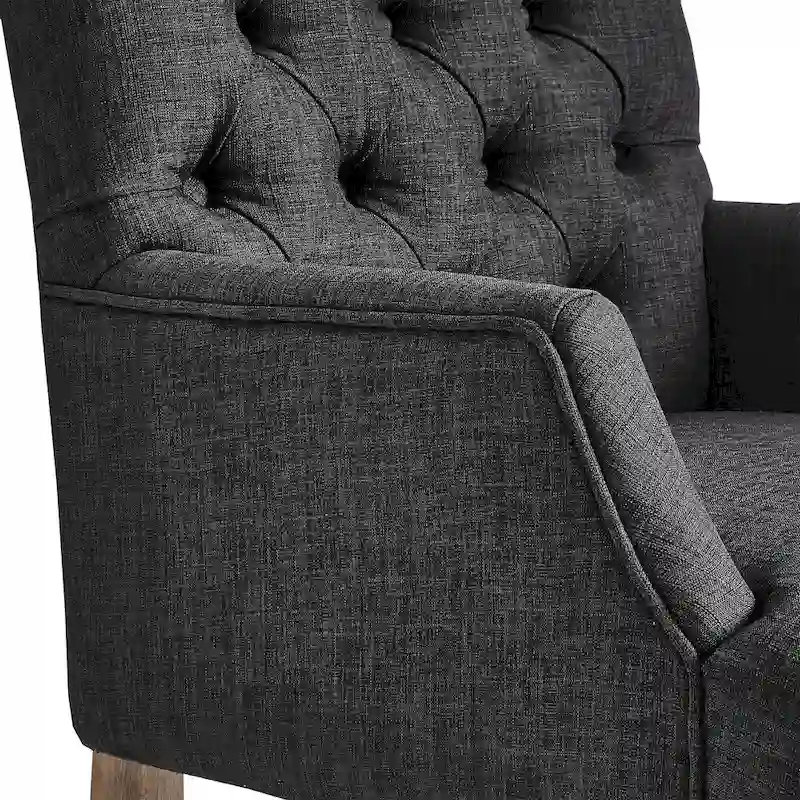 Benchwright Premium Tufted Dining Arm Chair by iNSPIRE Q Artisan