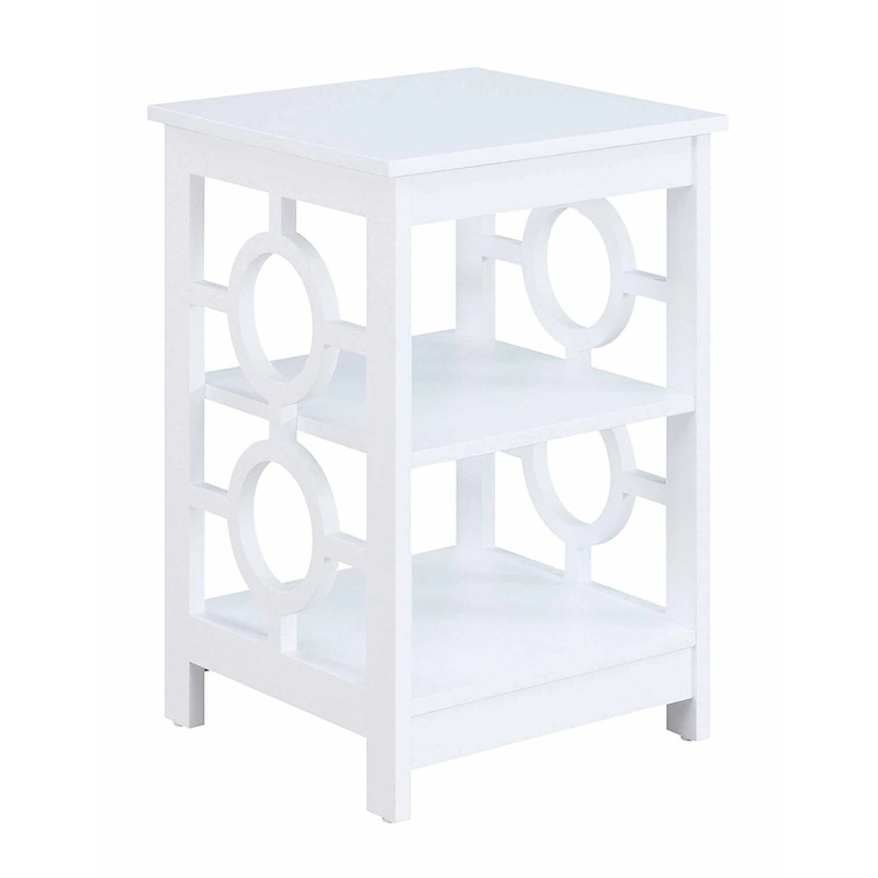 Convenience Concepts Ring End Table with Shelves
