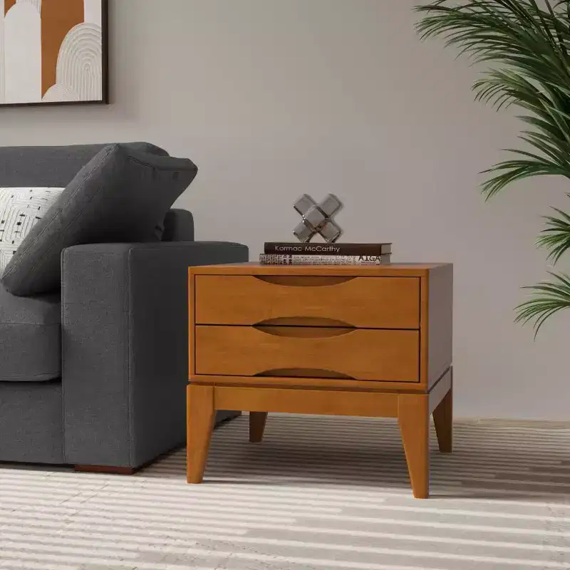 Pearson End Table Teak Brown