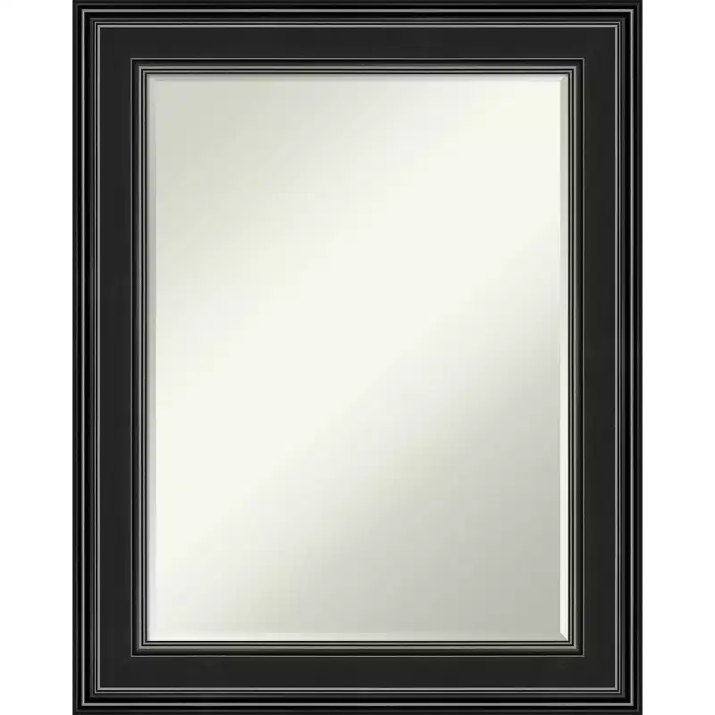 Amanti Art Ridge Petite Bevel Bathroom Wall Mirror