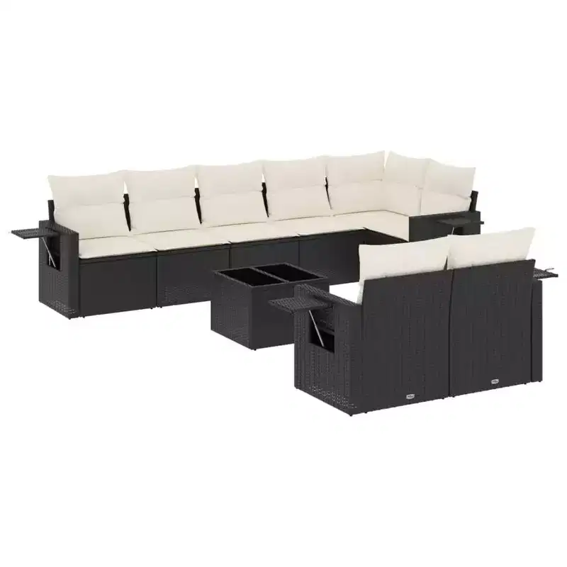 vidaXL Patio Sofa Set with Cushions in Different Colors