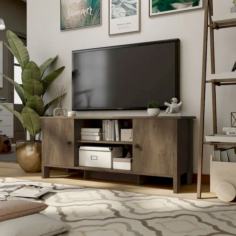 Transitional Distressed Walnut 48