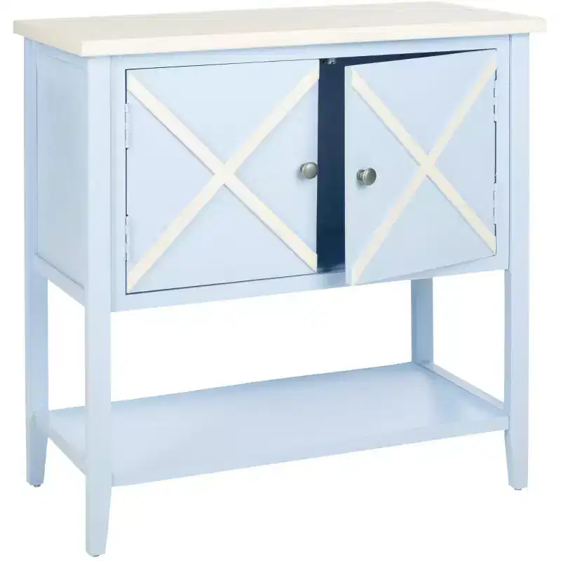 Sideboard – Light Blue/White