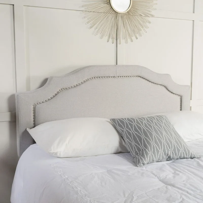 62 Queen Headboard with Nailhead Trim by Christopher Knight Home