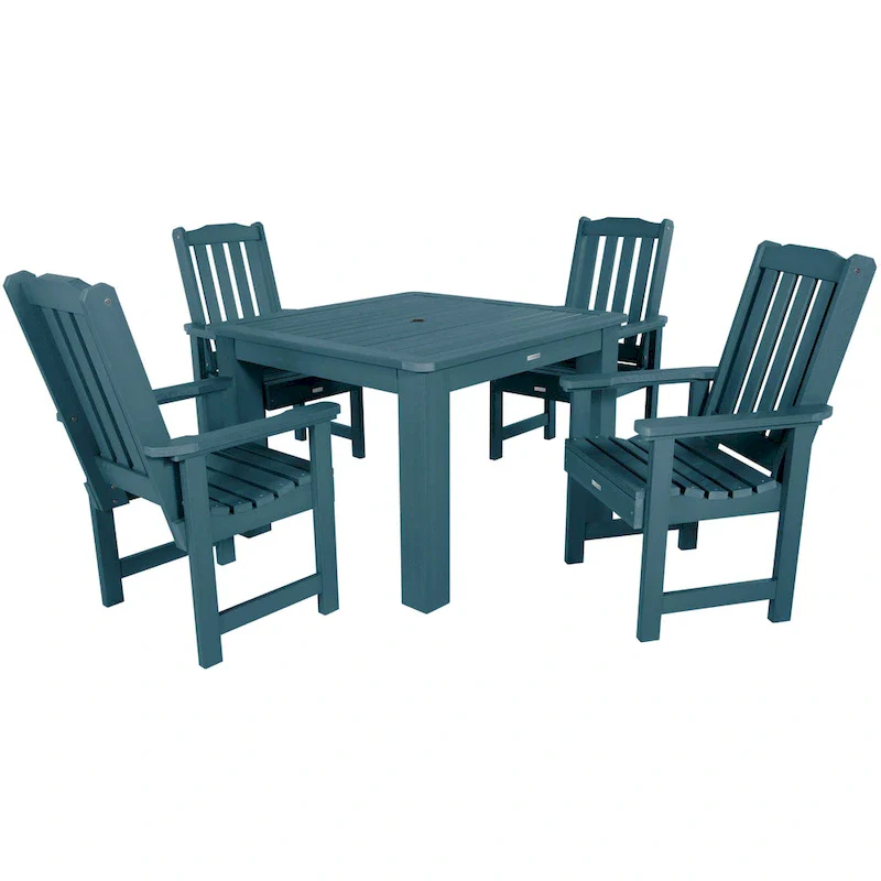 Lehigh 5-Piece Outdoor Dining Set - 42 x 42 Table, Dining-height