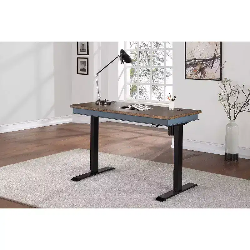 Farmhouse Adjustable Electric Sit/Stand Desk - Martin Furniture