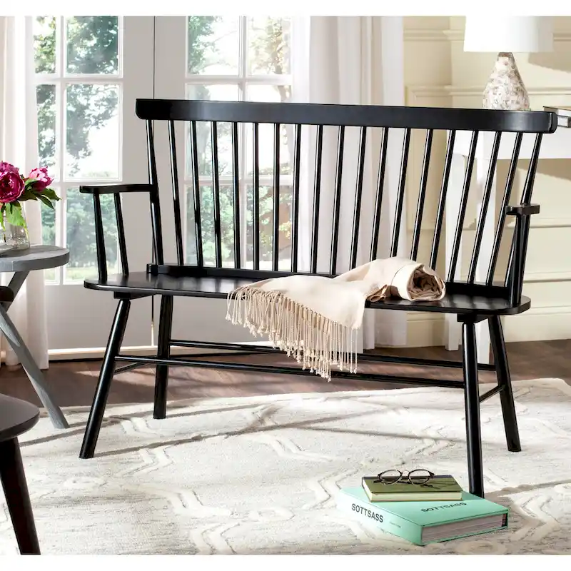 SAFAVIEH Gracija Spindleback Settee - 48 x 22.4 x 36 - 48W x 22D x 36H