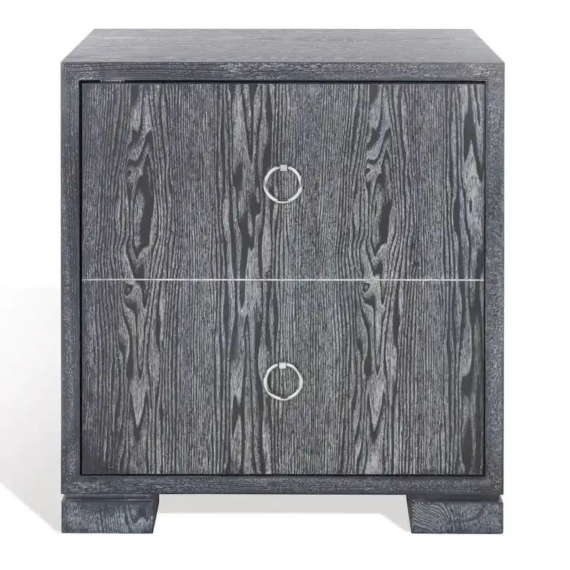 White/ Gold Lacquer Chest - 24Wx18Dx26H
