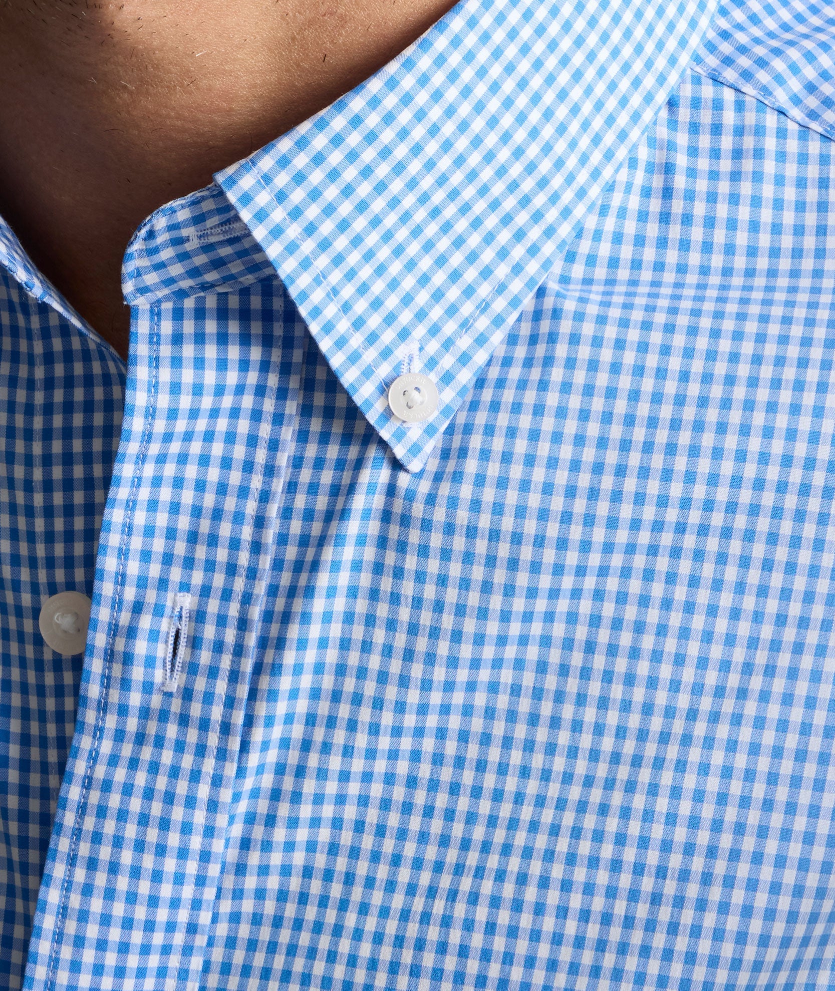 Cotton-Nylon Cooling Shirt (Blue)