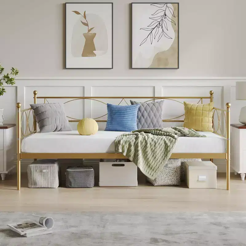 GustoWave Twin daybed, with Steel Slat Support