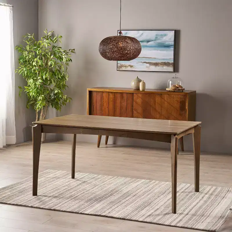 Mid Century Modern Rubber Wood 59