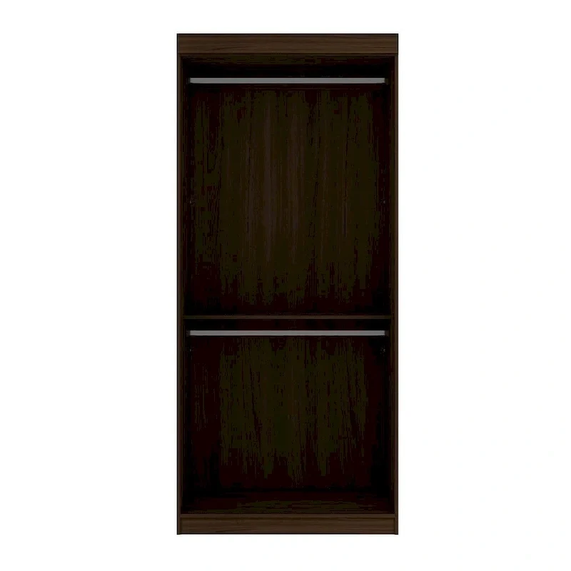 35.9 Open Double Hanging Modern Wardrobe Clo with 2 Hanging Rods