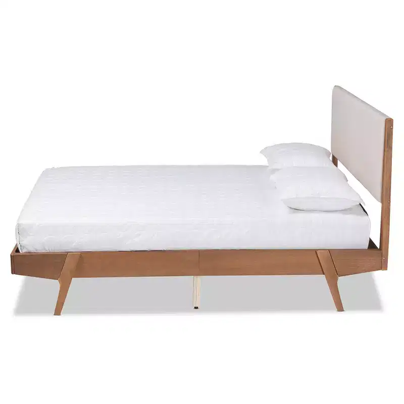 Senna Wood Platform Bed - Baxton Studio