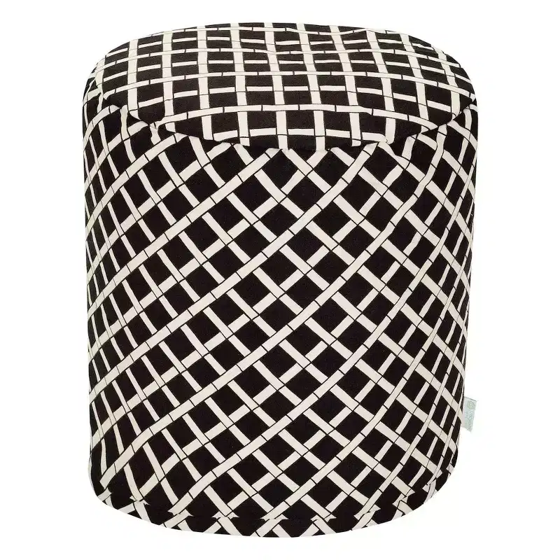 Pouf Bamboo Burnt