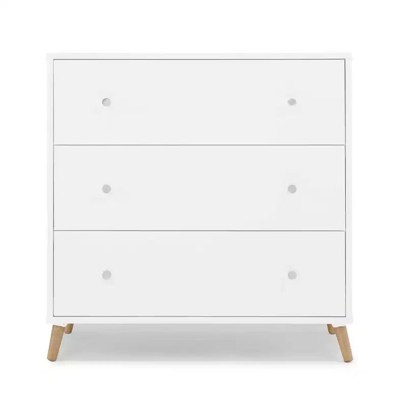 Jordan 3 Drawer Dresser with Interlocking Drawers