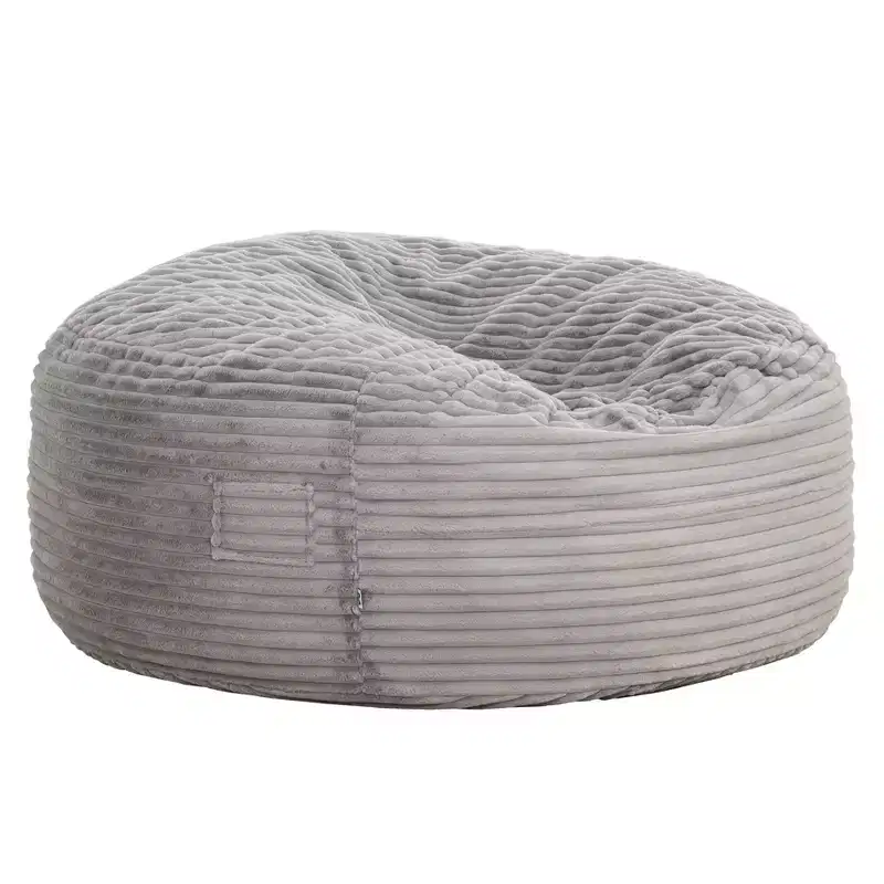 HomeStock Kade 6ft Faux Fur Foam Bean Bag