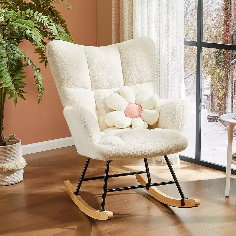 JIONJOY Upholstered Rocking Chair