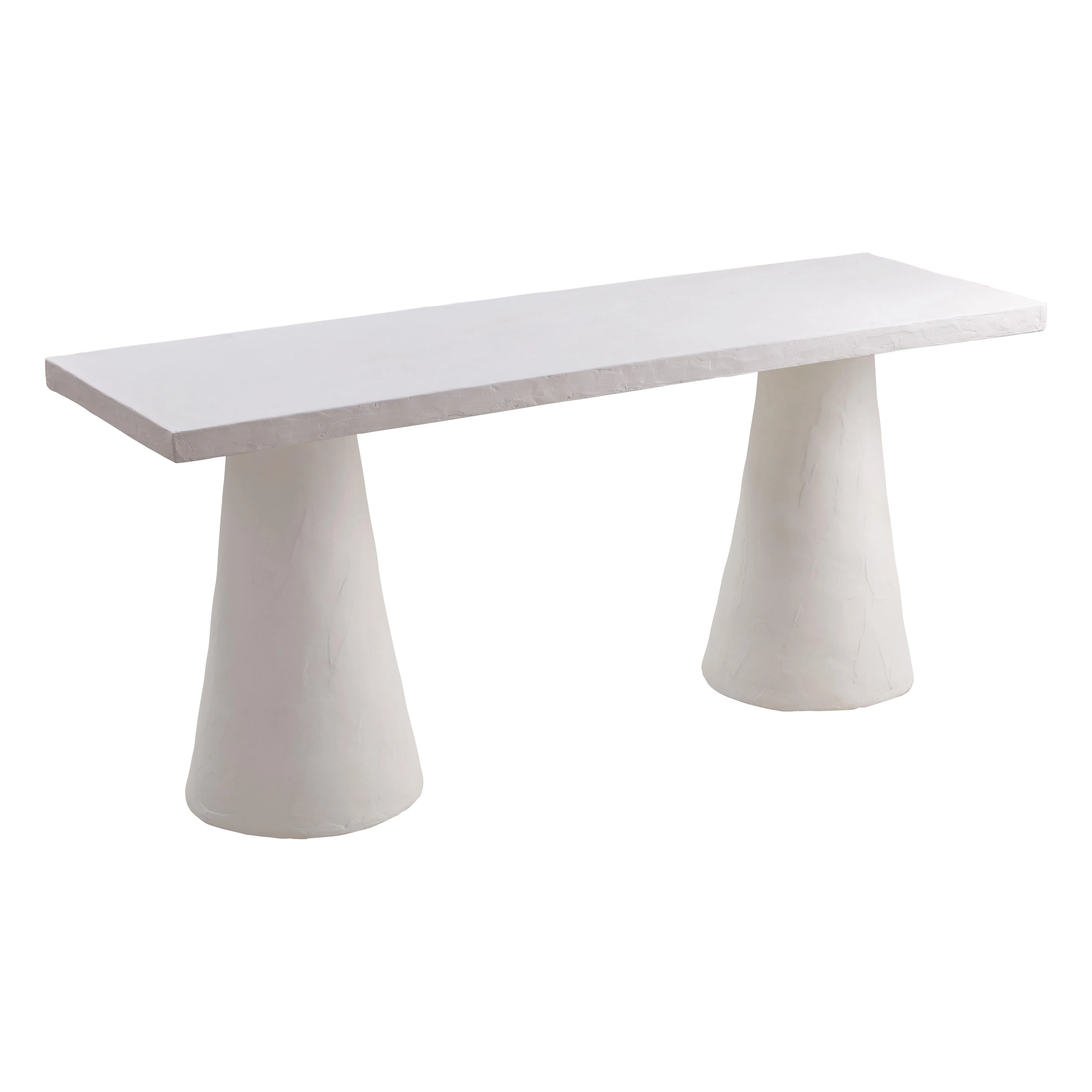 68.5 Desk in Faux Plaster