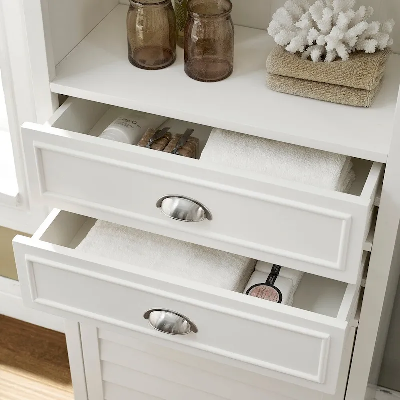 Lydia Tall Cabinet in White